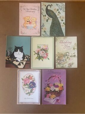 Vintage Greeting Cards No Envelopes